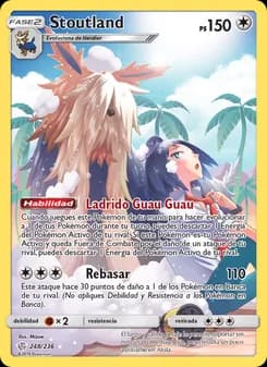 Stoutland card in Spanish