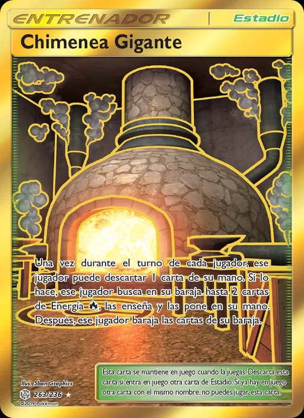 Chimenea Gigante card in Spanish