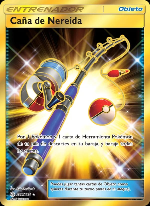 Caña de Nereida card in Spanish