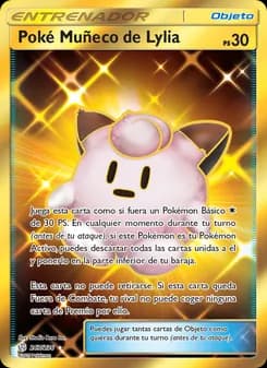 Poké Muñeco de Lylia card in Spanish
