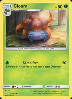 Gloom card in Spanish
