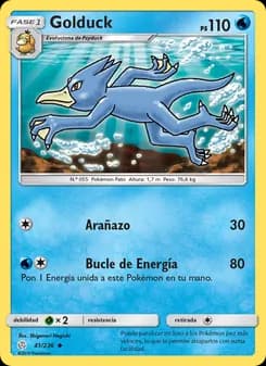 Golduck card in Spanish
