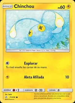 Chinchou card in Spanish