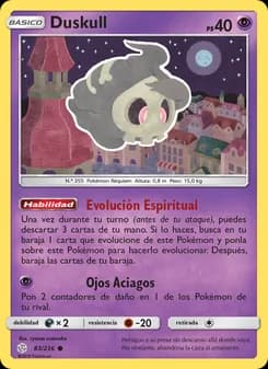 Duskull card in Spanish