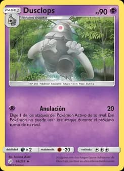 Dusclops card in Spanish