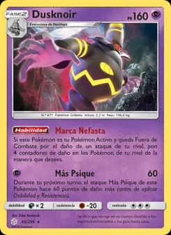 Dusknoir card in Spanish