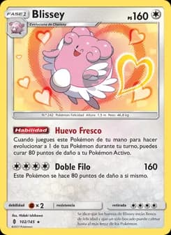 Blissey card in Spanish