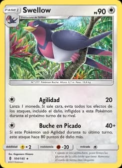 Swellow card in Spanish