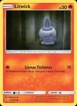 Litwick card in Spanish