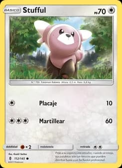 Stufful card in Spanish