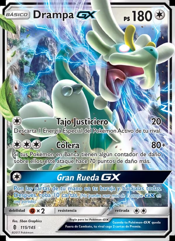 Drampa GX card in Spanish