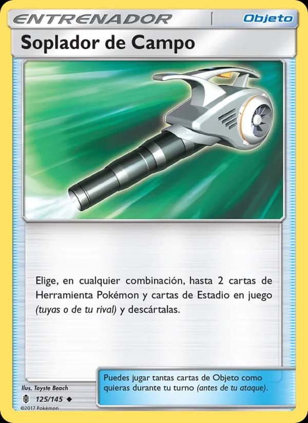 Soplador de Campo card in Spanish