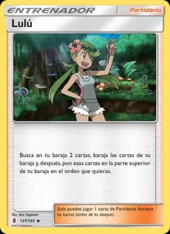 Lulú card in Spanish