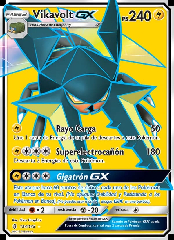 Vikavolt GX card in Spanish