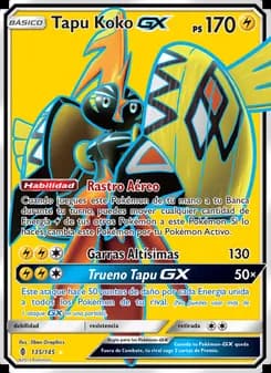 Tapu Koko GX card in Spanish