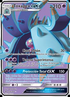 Toxapex GX card in Spanish