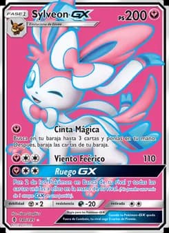 Sylveon GX card in Spanish