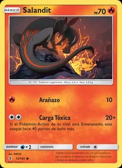 Salandit card in Spanish