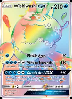 Wishiwashi GX card in Spanish