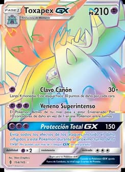 Toxapex GX card in Spanish