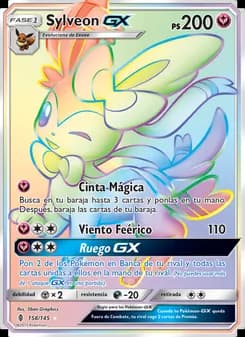 Sylveon GX card in Spanish