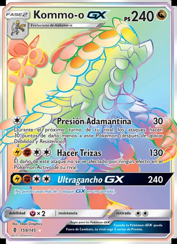 Kommo-o GX card in Spanish