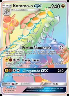 Kommo-o GX card in Spanish