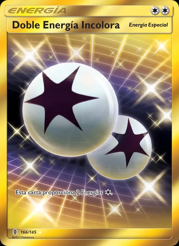 Doble Energía Incolora card in Spanish