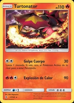 Turtonator card in Spanish