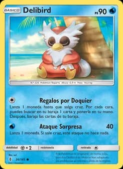 Delibird card in Spanish