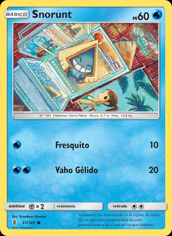 Snorunt card in Spanish
