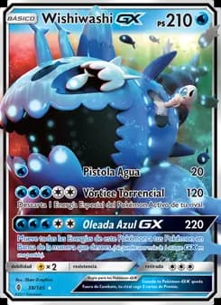 Wishiwashi GX card in Spanish