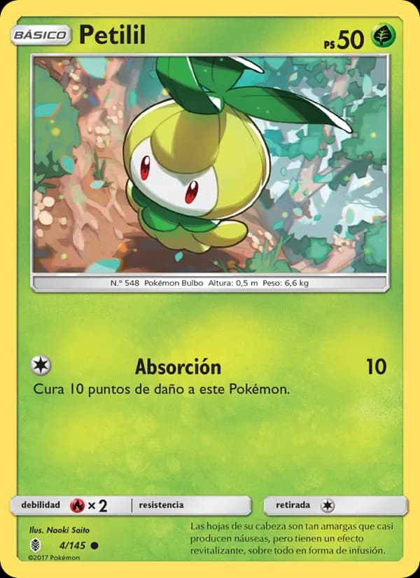 Petilil card in Spanish