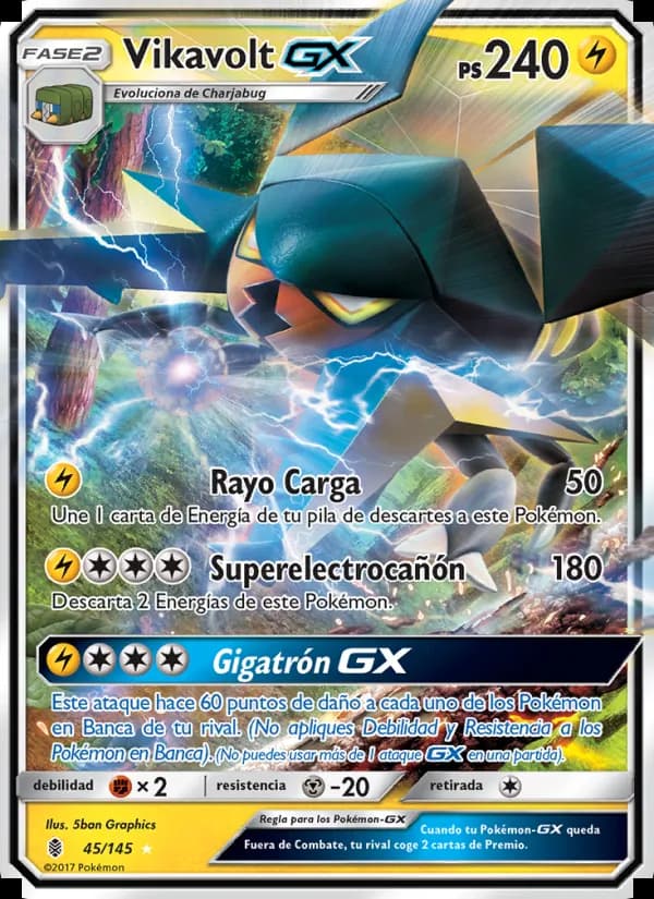 Vikavolt GX card in Spanish
