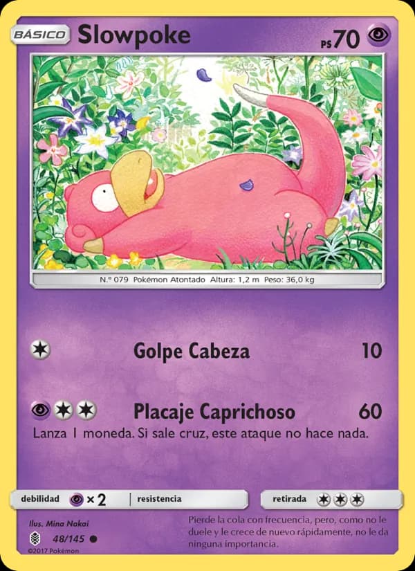Slowpoke card in Spanish
