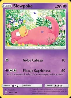 Slowpoke card in Spanish