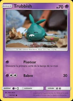 Trubbish card in Spanish