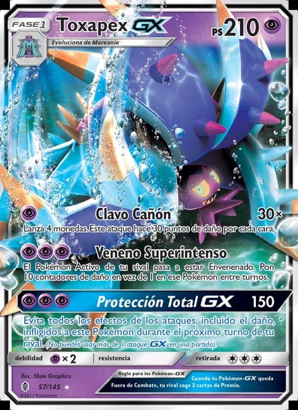 Toxapex GX card in Spanish