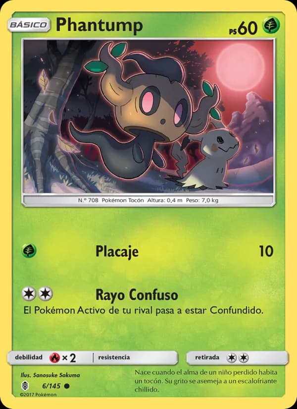 Phantump card in Spanish