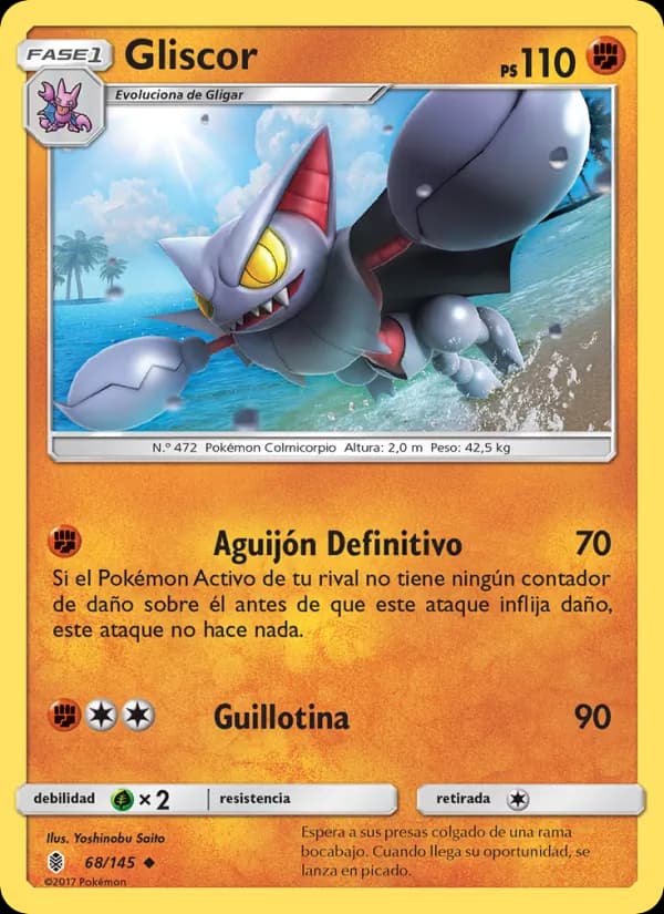 Gliscor card in Spanish