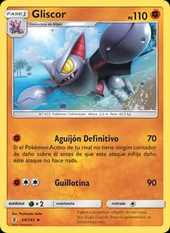 Gliscor card in Spanish