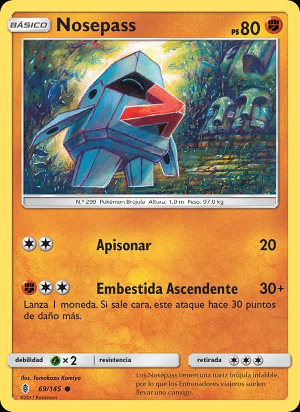 Nosepass card in Spanish