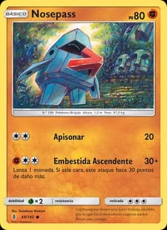 Nosepass card in Spanish