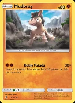 Mudbray card in Spanish