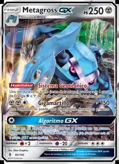 Metagross GX card in Spanish