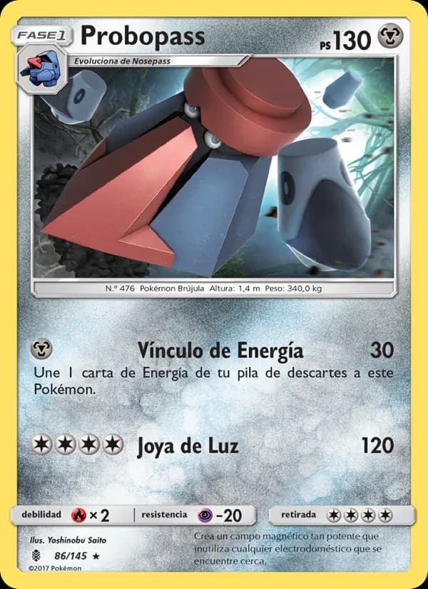 Probopass card in Spanish