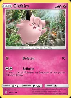 Clefairy card in Spanish