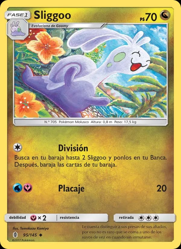 Sliggoo card in Spanish
