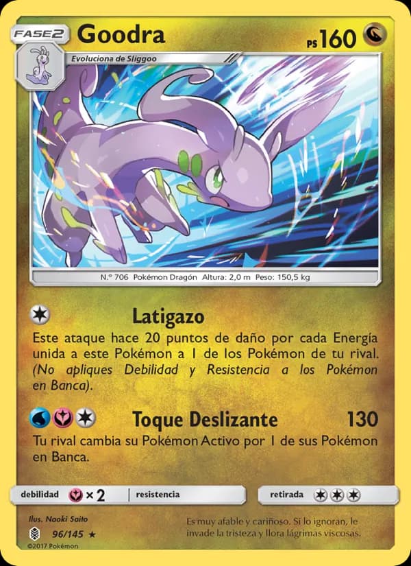Goodra card in Spanish