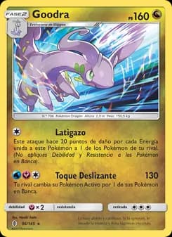 Goodra card in Spanish
